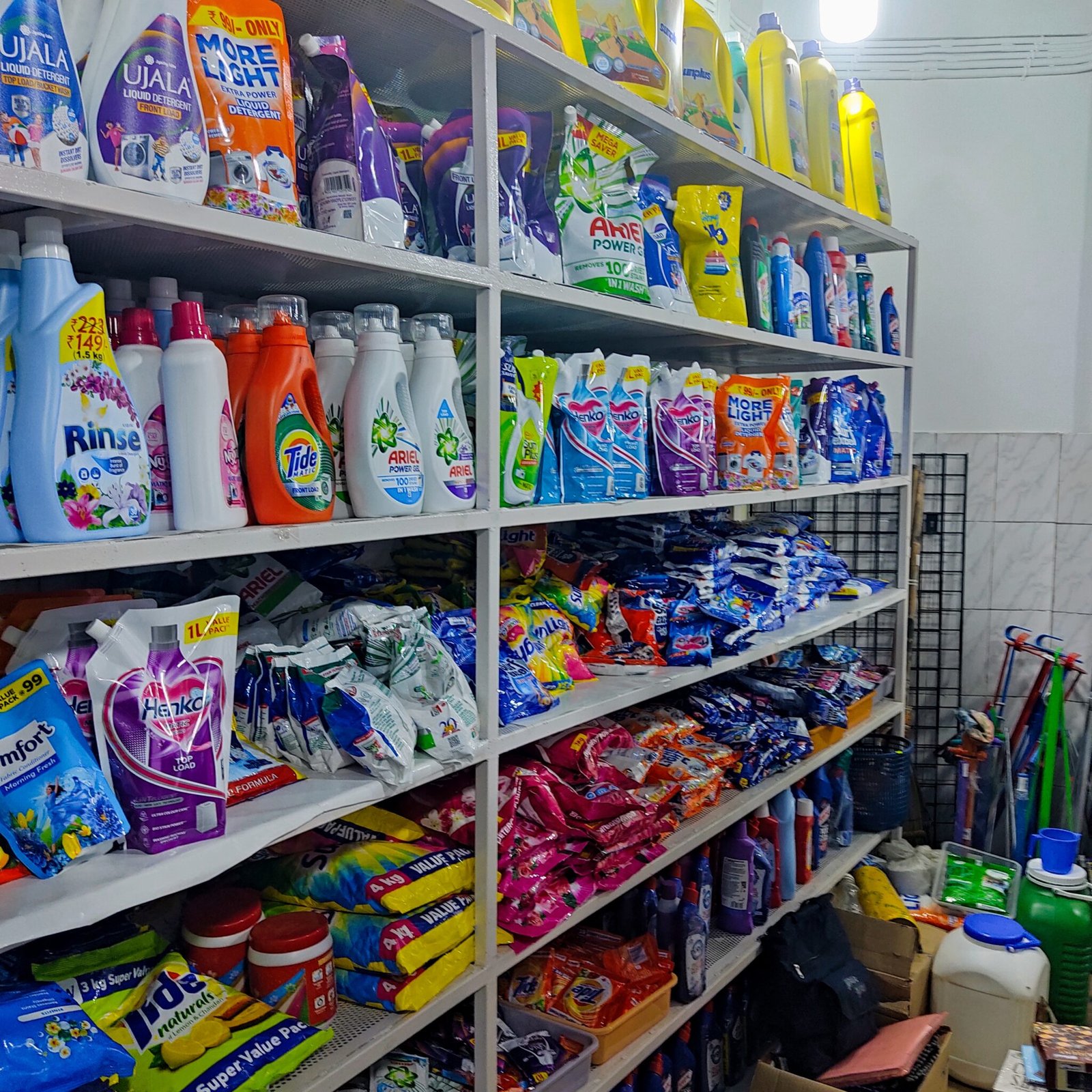 Palayil Hyper Market Store Products Rack